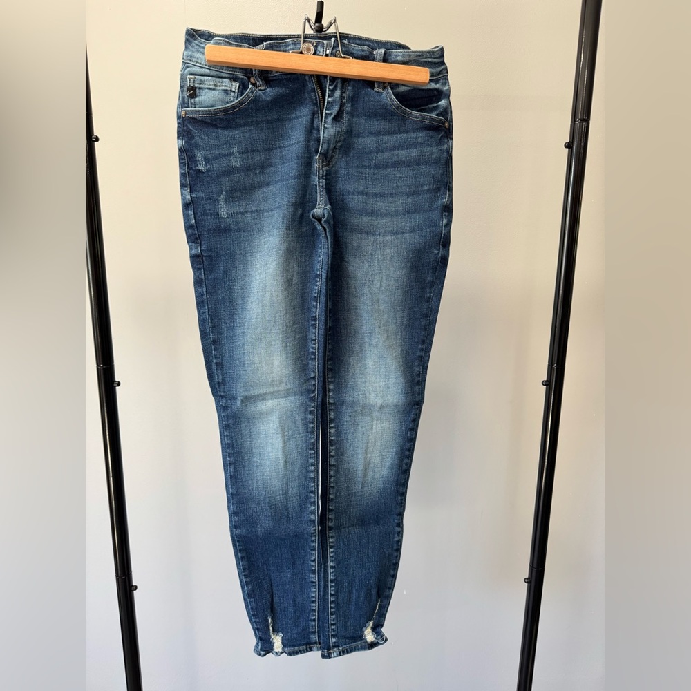 KanCan Blue Distressed Women Jeans